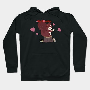 Squirrels valentine Hoodie